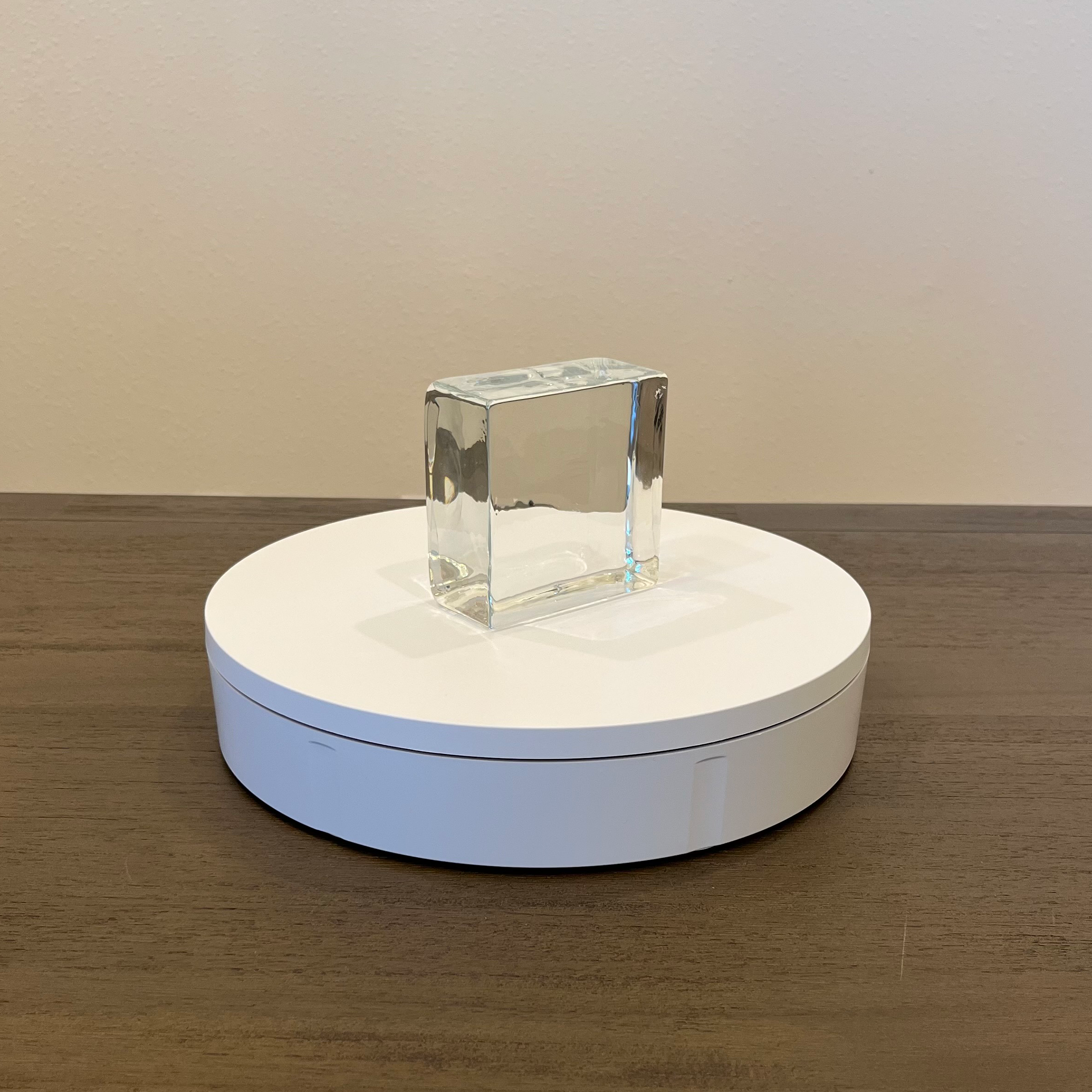 100 x 100 x 50 mm Clear Molded Glass Brick-2