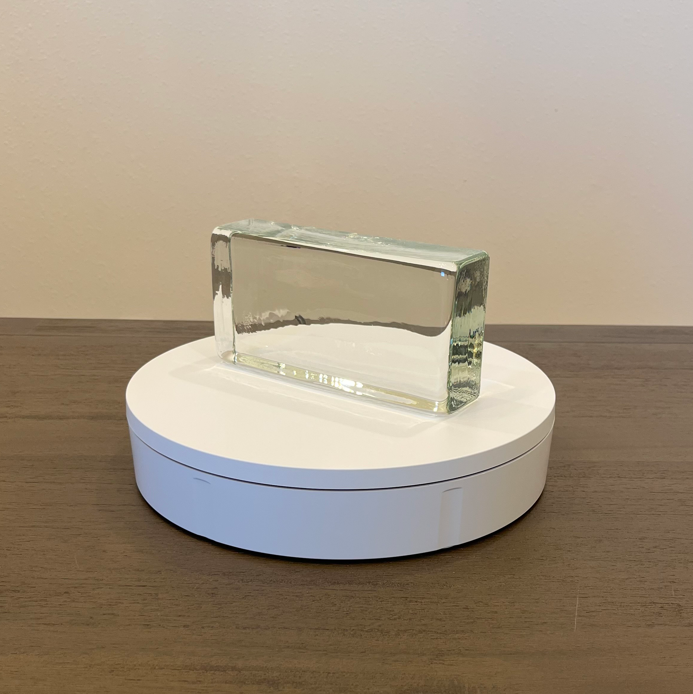 200 x 100 x 50 mm Clear Molded Glass Brick-1