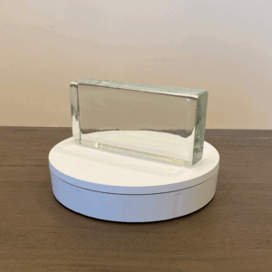 240 x 115 x 53 mm Clear Molded Glass Brick-1