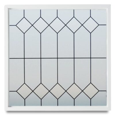 Mission Decorative Glass New Construction Window