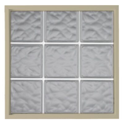 E3SunBlock Tan Acrylic Block New Construction Window