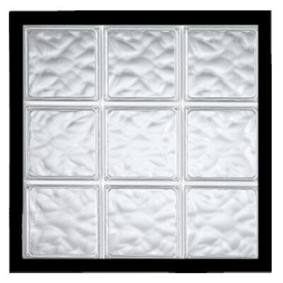 Wave Black Acrylic Block Replacement Window