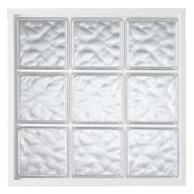 Wave White Acrylic Block New Construction Window