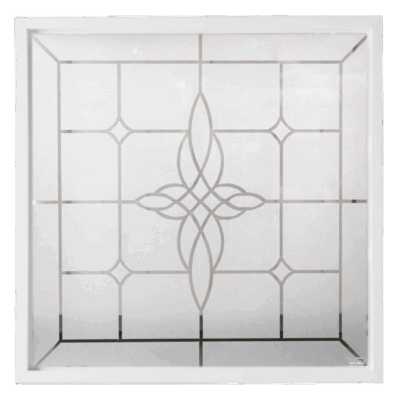 Aurora Decorative Glass New Construction Window