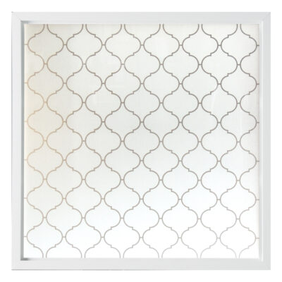 Baroque Decorative Glass New Construction Window